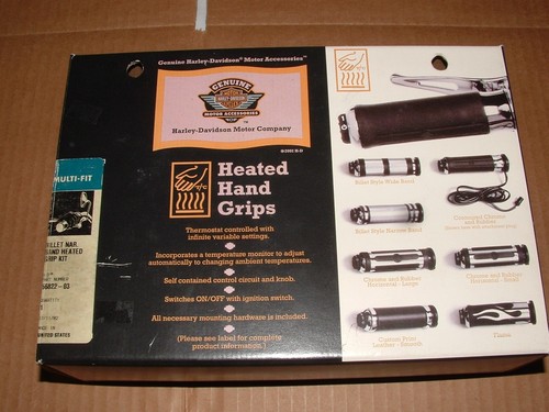 Harley Heated Hand Grips "BILLET" NEW PART 56822-03