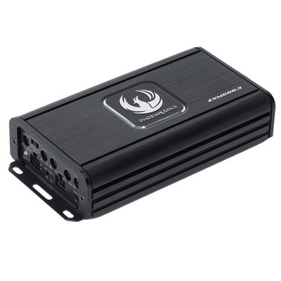 Phoenix Gold ZXM 3-channels Mini-Amplifier 2 ohm stable 600W RMS 2Ohm