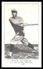 Hank Severeid 1980's Collins Candy REPRINT Baseball Card #155 (NM)