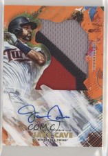 2020 Topps Inception Orange 16/25 Jake Cave #IAJP-JC Jumbo Patch Auto 0g35