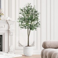 KüNstlicher Olivenbaum 150Cm Kunstpflanze Dekoration FüR Zuhause Garten