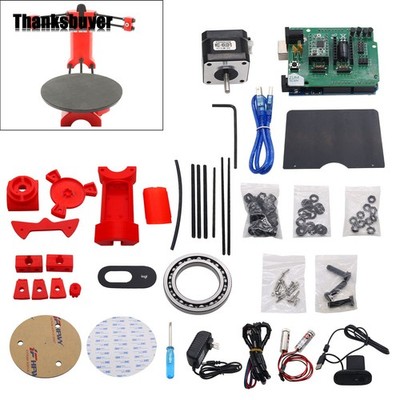 Open Source 3D DIY Laser Scanner Plate Kit w/Adapter Object For Ciclop Printer