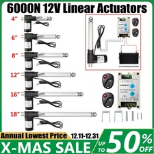 Heavy Duty 4"-18" Electric Linear Actuator 1320lbs 12V Motor for Auto Lifting IG