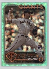 2024 Topps Chrome Logofractor Edition Aqua Refractor /199 Keaton Winn #208 1g5d