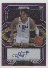 2021-22 Panini Prizm Draft Picks Purple Circles 41/50 Trendon Watford Auto 0cx3