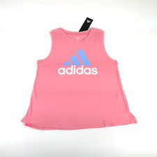 NEW - Adidas Girl's Pink Tank Top, Sizes S, M, L, XL