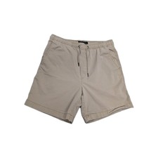 American Eagle Outfitters AEO Flex Canvas Shorts Mens S Elastic Waist 90s Y2K