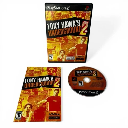 Tony Hawk's Underground 2 Sony PlayStation 2 (2004) PS2 Game W/Manual Free Ship