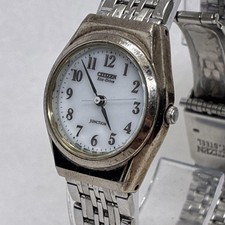 CITIZEN Eco-Drive Watch White Dial Solar E030-K14901 Ladies From Japan