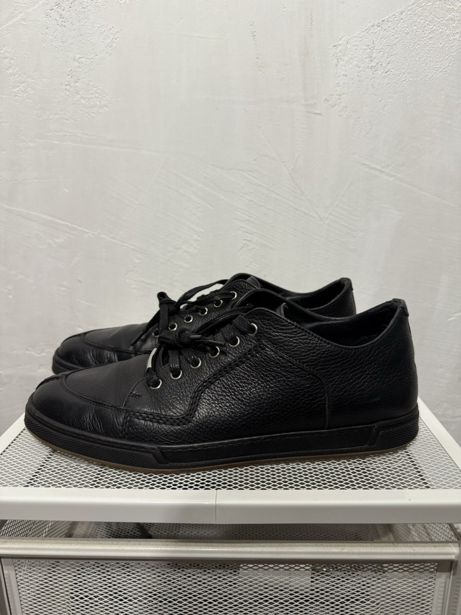 靴 Dior homme Dior homme black low sneakers trainers waxed laces hedi slimane 42