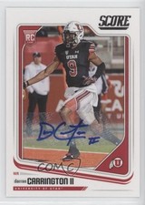 2018 Score Rookies Signatures Darren Carrington II #428 Auto 2u3