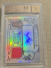 2007 Bowman Sterling Refractors Marshawn Lynch Jsy Auto  /25 BGS 9.5 10 RC