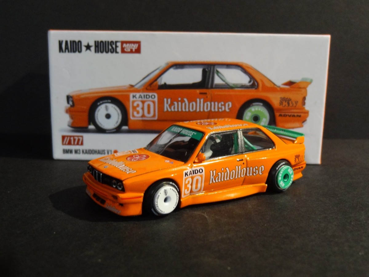 KAIDO HOUSE x MINI GT - BMW M3 KAIDOHAUS V1 - ORANGE #KHMG177