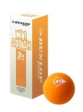 Dunlop Sports Mini Squash Ball Orange Ages 7 to 10