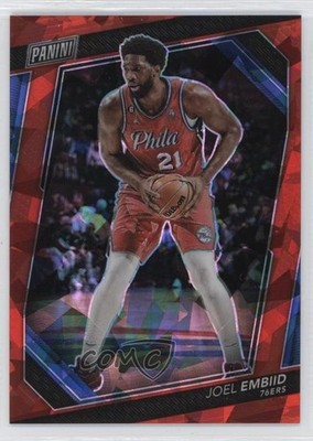2023 National Convention VIP Gold Pack Red Sparkle Prizm /199 Joel Embiid 1n21