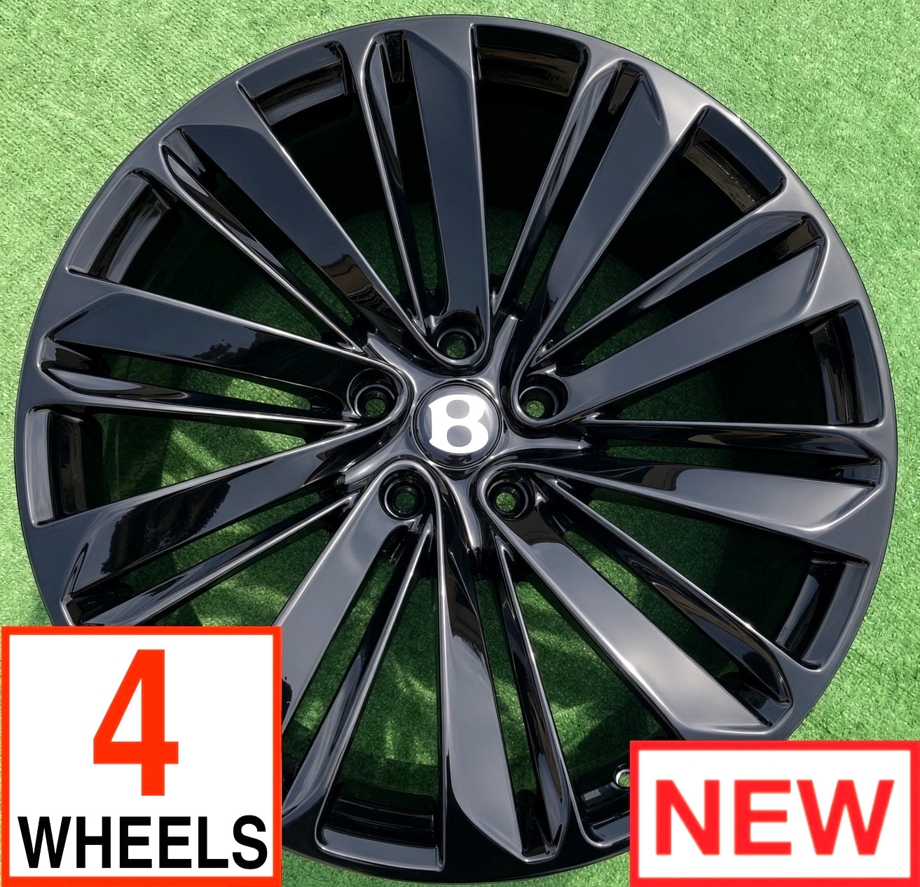 Bentley Continental GT Speed Wheels Set Black