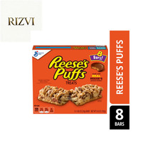 REESE'S Puffs cereal treat bars, peanut butter cocoa, 8 bars, 6.8 oz