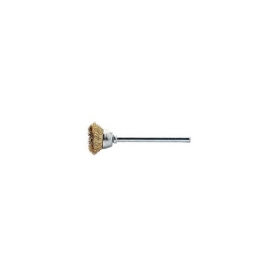 Lessmann Miniatur-Topfbürste Messingdraht 0,10 mm Bürsten-  18 mm