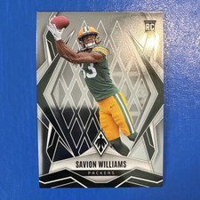 Panini 2025 Phoenix Savion Williams Green Bay Packers #153 Rookie Card. rookie card picture