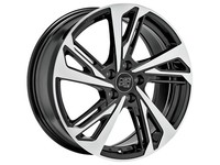 MSW 60 Alufelge 8X18 5X112 ET40 Gloss Black, Voll Poliert