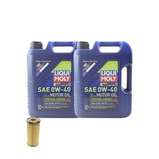 10L Liqui Moly Synthoil Energy A40 0W-40 Hengst Engine Oil Change Kit for W221