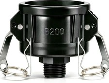 2" Cam Lock IBC Tote Water Tank Drain Adapter for 3/4" Garden Hose, 275 330 Gall