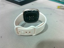 Fitbit Versa 4 Fitness Smartwatch Pink Sand/Copper Rose   Open Box