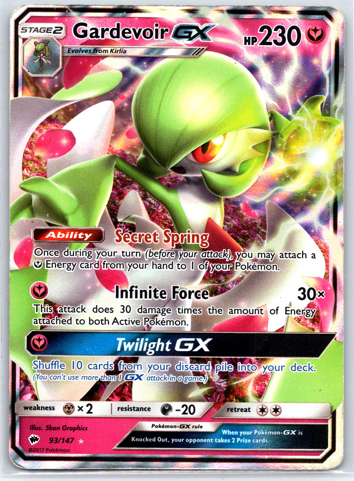 2017 Gardevoir GX 93/147
