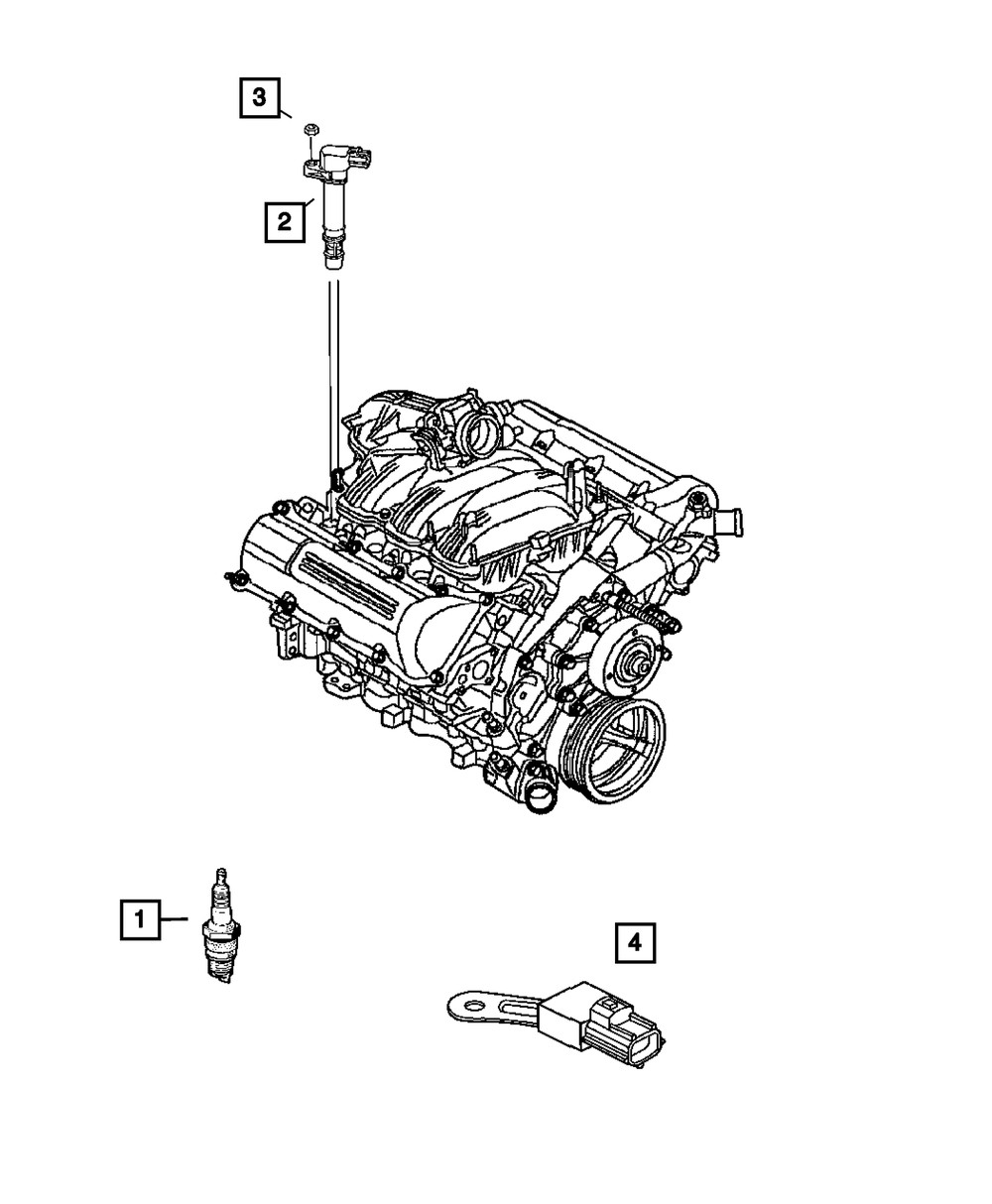 Genuine Mopar Spark Plug 68303974AA
