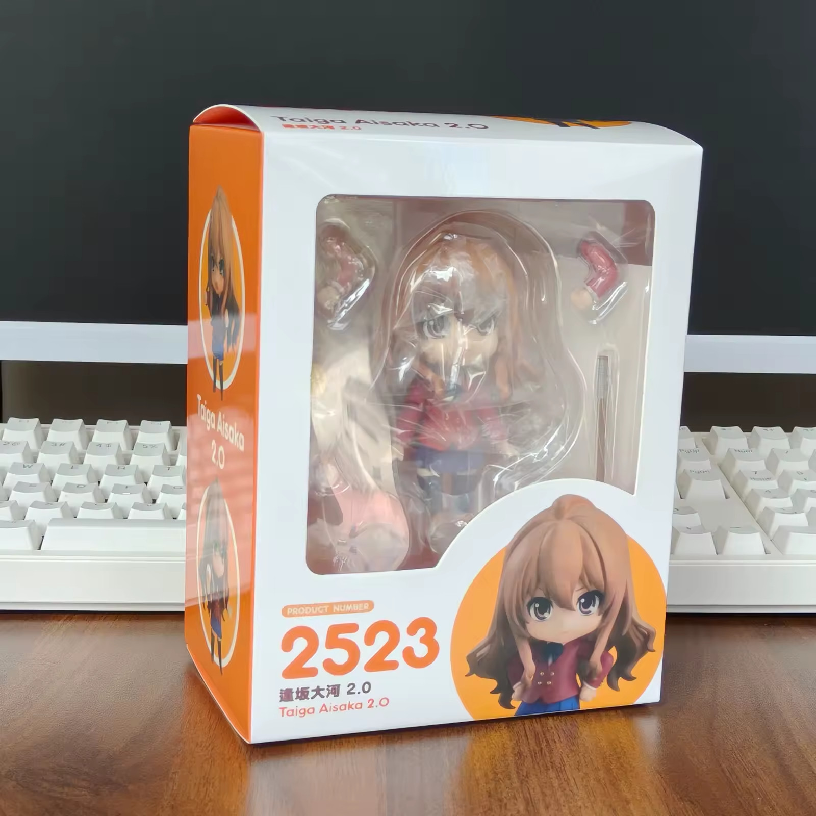 Figura de acción Toradora Aisaka Taiga 2.0 #2523 PVC modelo de muñeca coleccionable