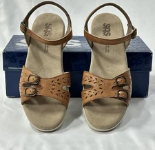 SAS Duo Hazel Women’s Size 9.5 Leather Sturdy Dependable Comfy Boho Sandel