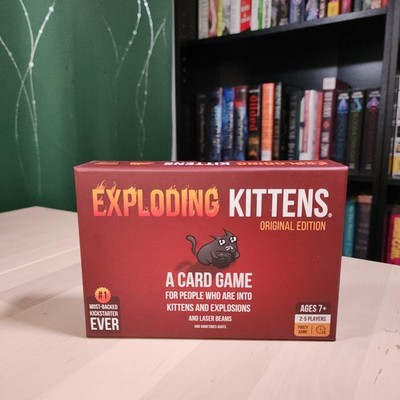 Exploding Kittens Original Edition Card Game Family Fun - NOT USED