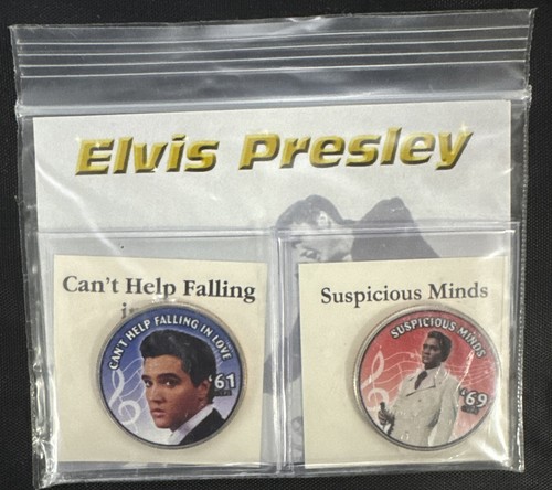 Produktbild von ELVIS PRESLEY - Life & Times JFK Kennedy Half Dollar U.S. Coin