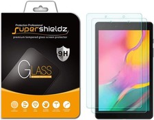 2 Pack Tempered Glass Screen Protector for Samsung Galaxy Tab A 8.0, Anti Scratc