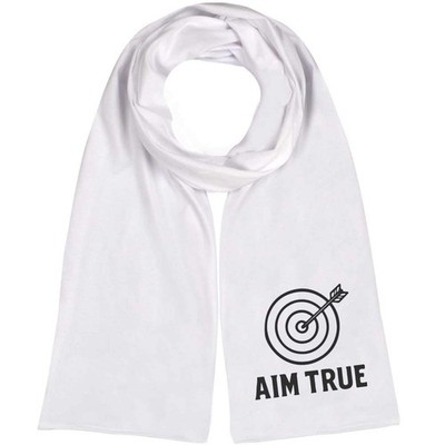 Leichter Schal/Halstuch ''Aim True Target mit Pfeil und Spruch'' (SC00041221)