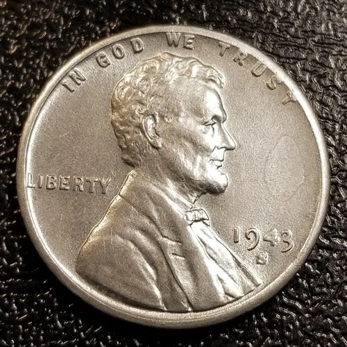 1943-S Lincoln Wheat Penny Cent Steel #2N AU++