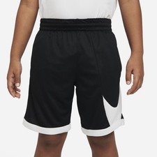 NWT L Nike Big Boys Dri-fit Standard-Fit Colorblocked Basketball Shorts