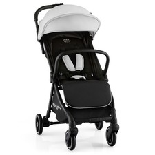 Babyjoy Baby Portable Stroller One-Hand Fold Pushchair W/ Aluminum Frame Grey