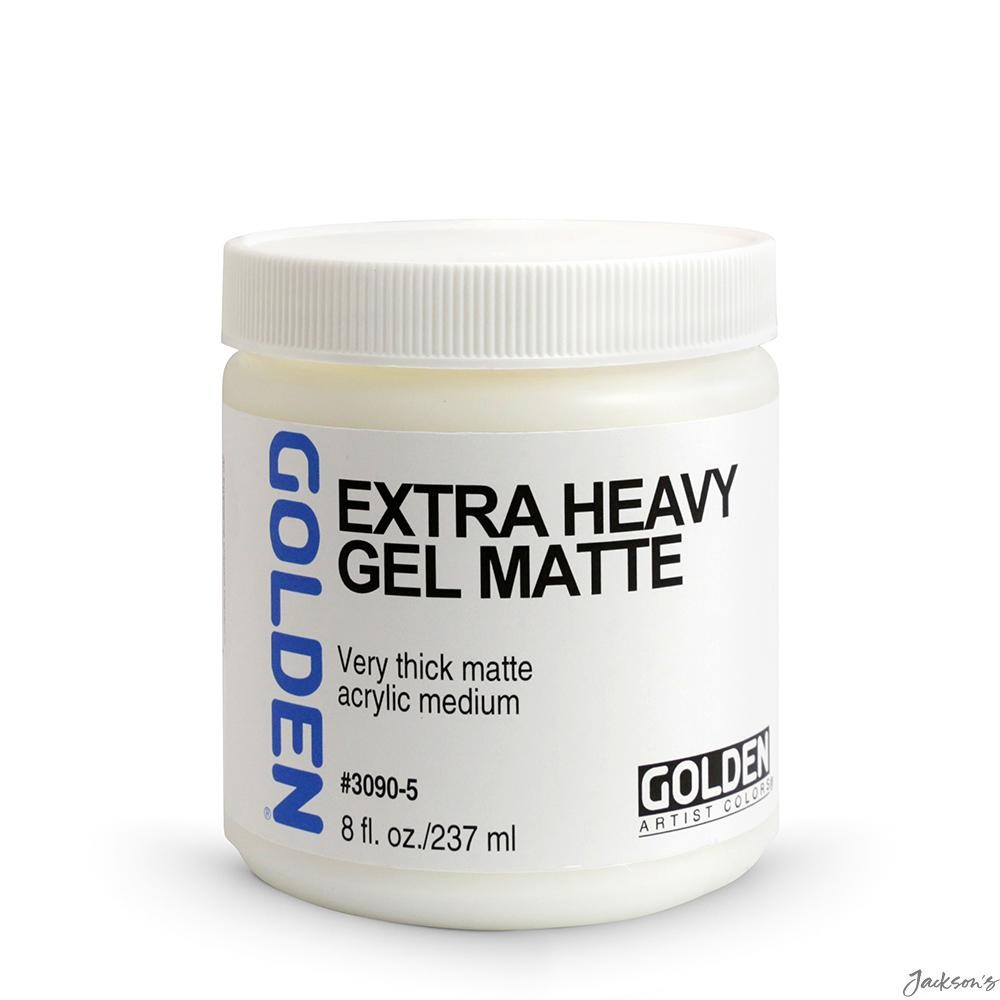 Golden Extra Heavy Gel Medium Matte 237ml Acrylic Texture Impasto Painting