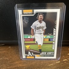 Nick Kurtz #97 RC Cup Walk This Way SP Variation Topps Celebration 