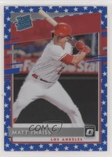 2020 Panini Donruss Optic Spirit of 76 Prizm 63/76 Matt Thaiss #60 Rookie RC 0b3