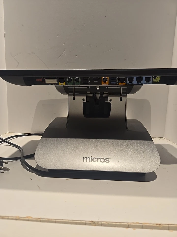 Oracle Micros Workstation 6 POS 15.6" Atom E3827 1.74GHz 4GB 64GB SSD  - Image 2 of 4