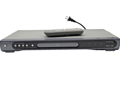 Magnavox MSD126 Progressive Scan DVD Player w/ Remote Control! Tested & Working!