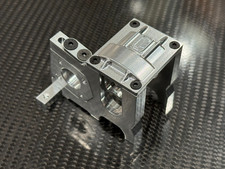 Traxxas Sledge Aluminum Sliding Rail Lock Motor Mount Silver