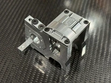 Traxxas Sledge Aluminum Sliding Rail Lock Motor Mount Silver