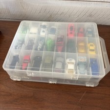 matchbox cars lot Vintage Various Sizes and Condition 49 Cars Plus Storage Case