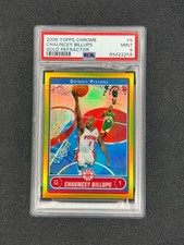 CHAUNCEY BILLUPS 2006 Topps Chrome Gold Refractor /25 PSA 9 Pistons