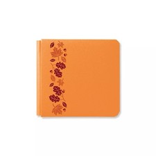 Creative Memories 8 x 8 Orange Falling Leaves Scrapbook Album Cover - No Pages
