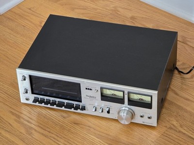 Technics 1970s RS-615US Cassette Deck | Working | Silver Face