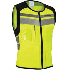 Oxford Utility Bright Top Motorcycle Motorbike Hi Vis Vest - Fluo Yellow